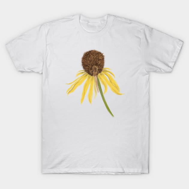 Kiwi + Coneflower T-Shirt by mkeeley